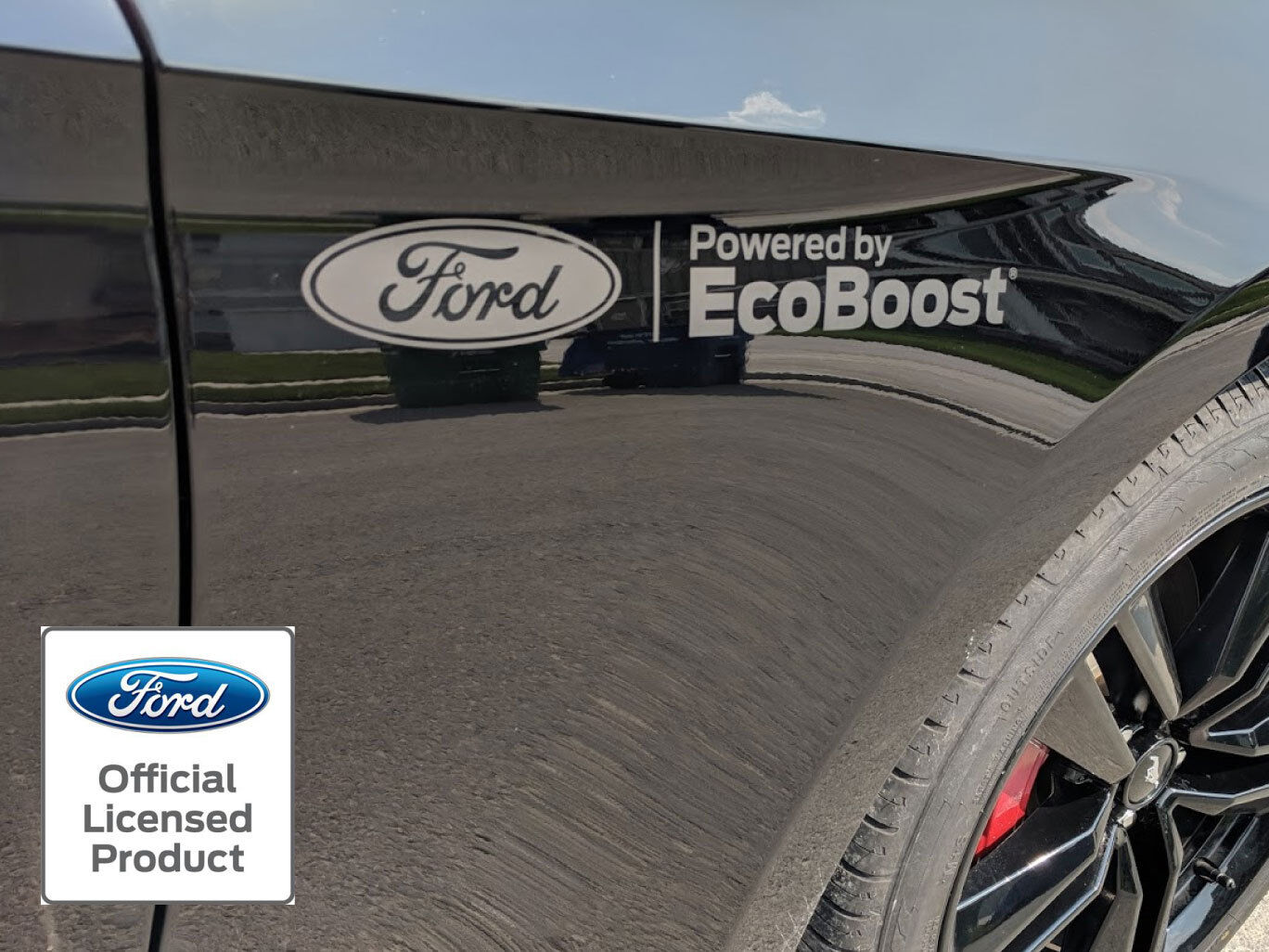 2019 Ford Mustang Powered By Ecoboost Fender Decal Vinyl Sticker Graphic Pr