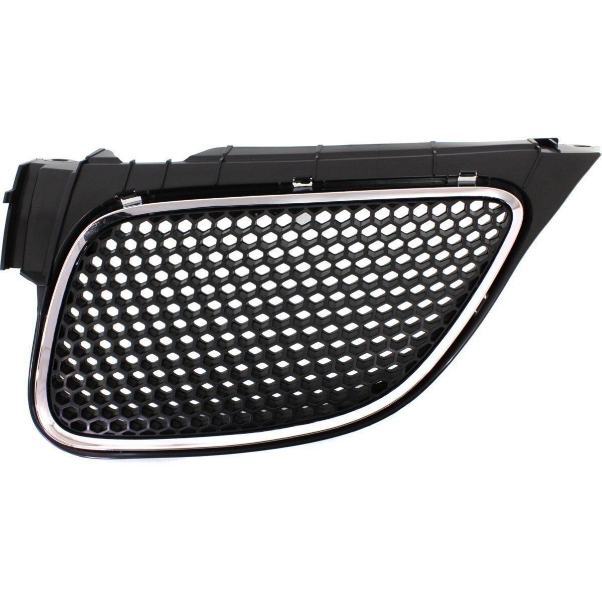 Grille For 2005-2008 Pontiac Vibe Driver Side, Upper Textured Gray Plastic
