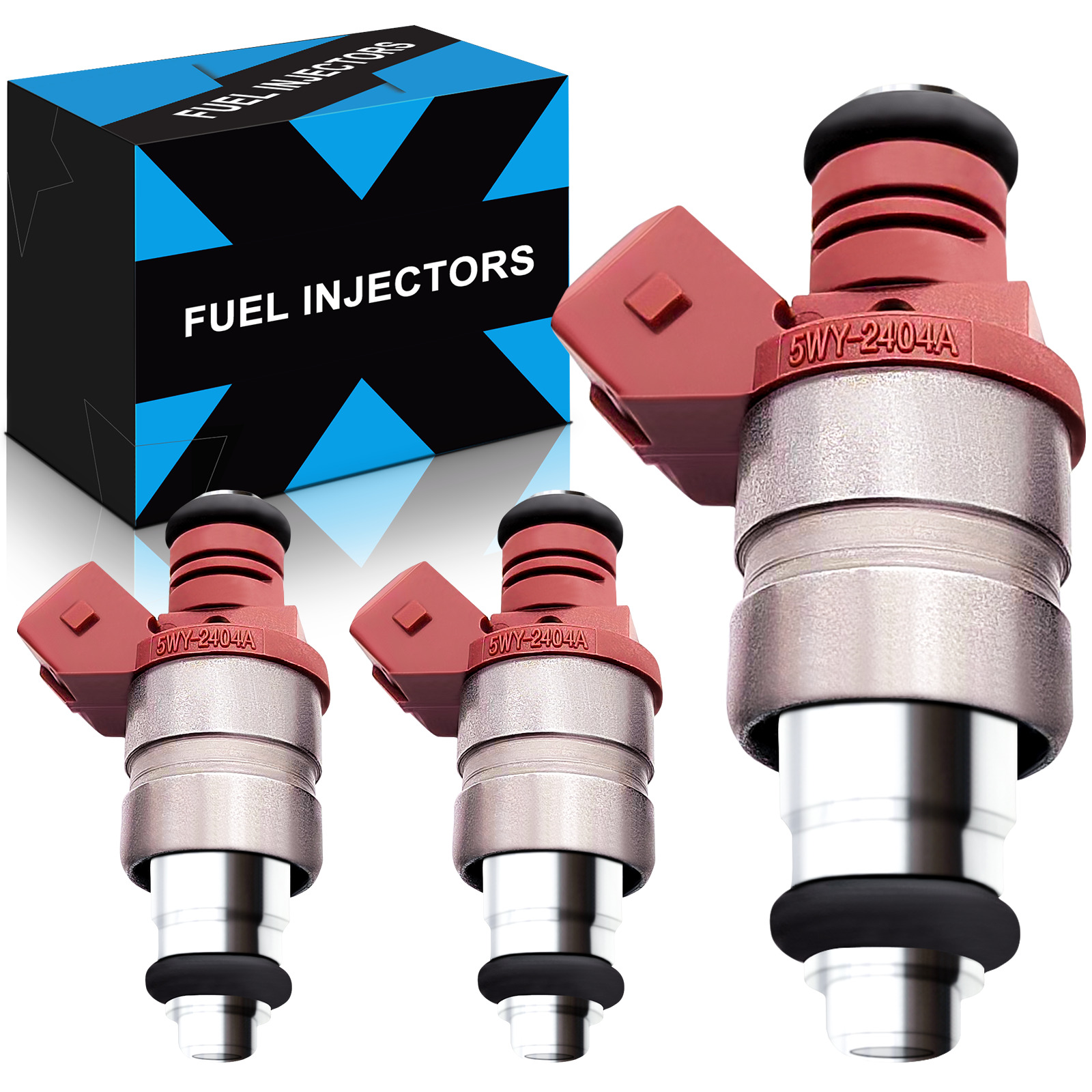 3 Pcs Fuel Injectors Fit For John Deere 825i Gator 3 Cylinder MIA11720 5WY2404A