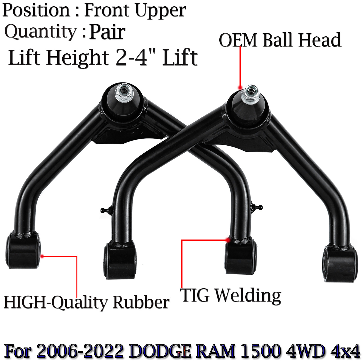 Adjustable Front Upper Control Arm 2\