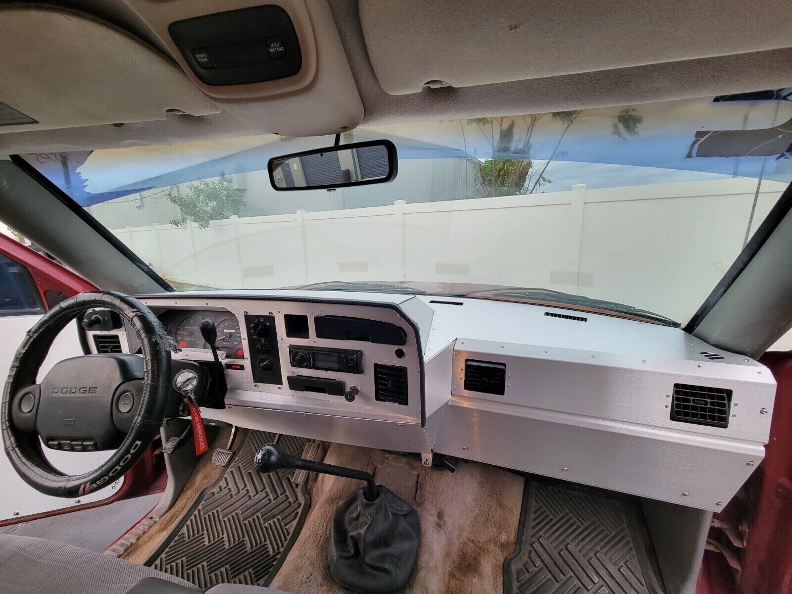 LRB Speed Aluminum Dashboard Fits: 94-97 Dodge Ram 2nd Gen WITH Glovebox/Cubbies