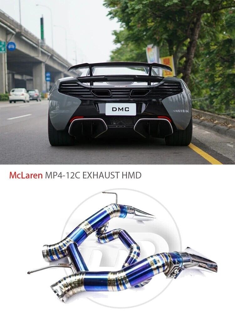 HMD Exhaust Pipe for McLaren MP4-12C  Exhaust Without Valves