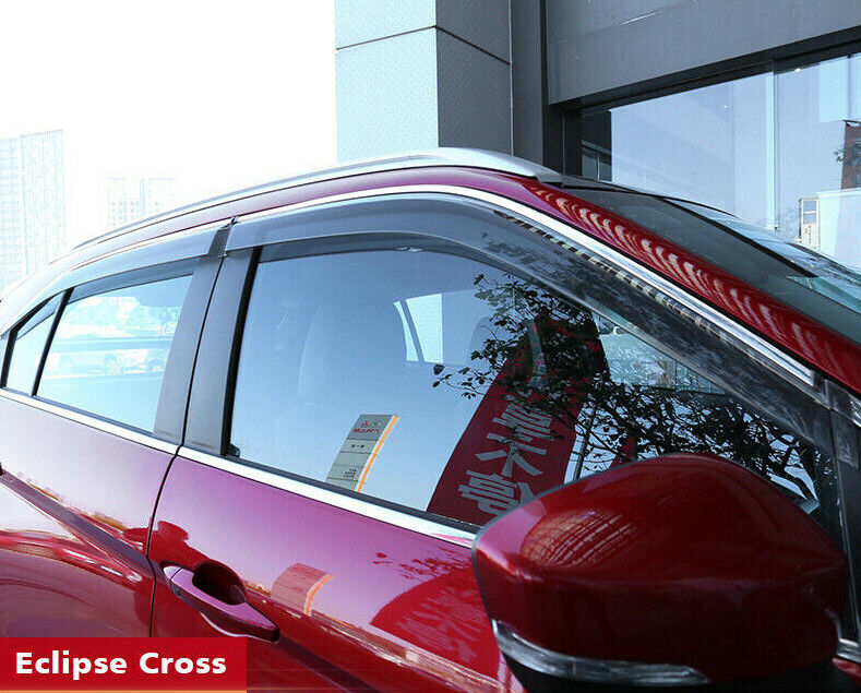 WINDOW VISORS for Mitsubishi Eclipse Cross / DEFLECTOR RAIN GUARD VENT SHADE 