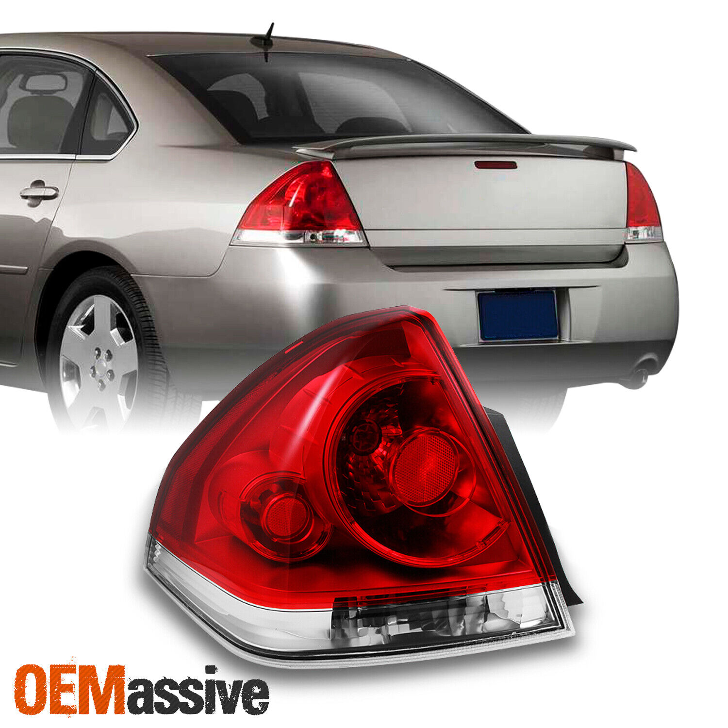Fit 06-13 Chevy Impala Driver side Left Tail Lamp Light Replacement 2006-2013
