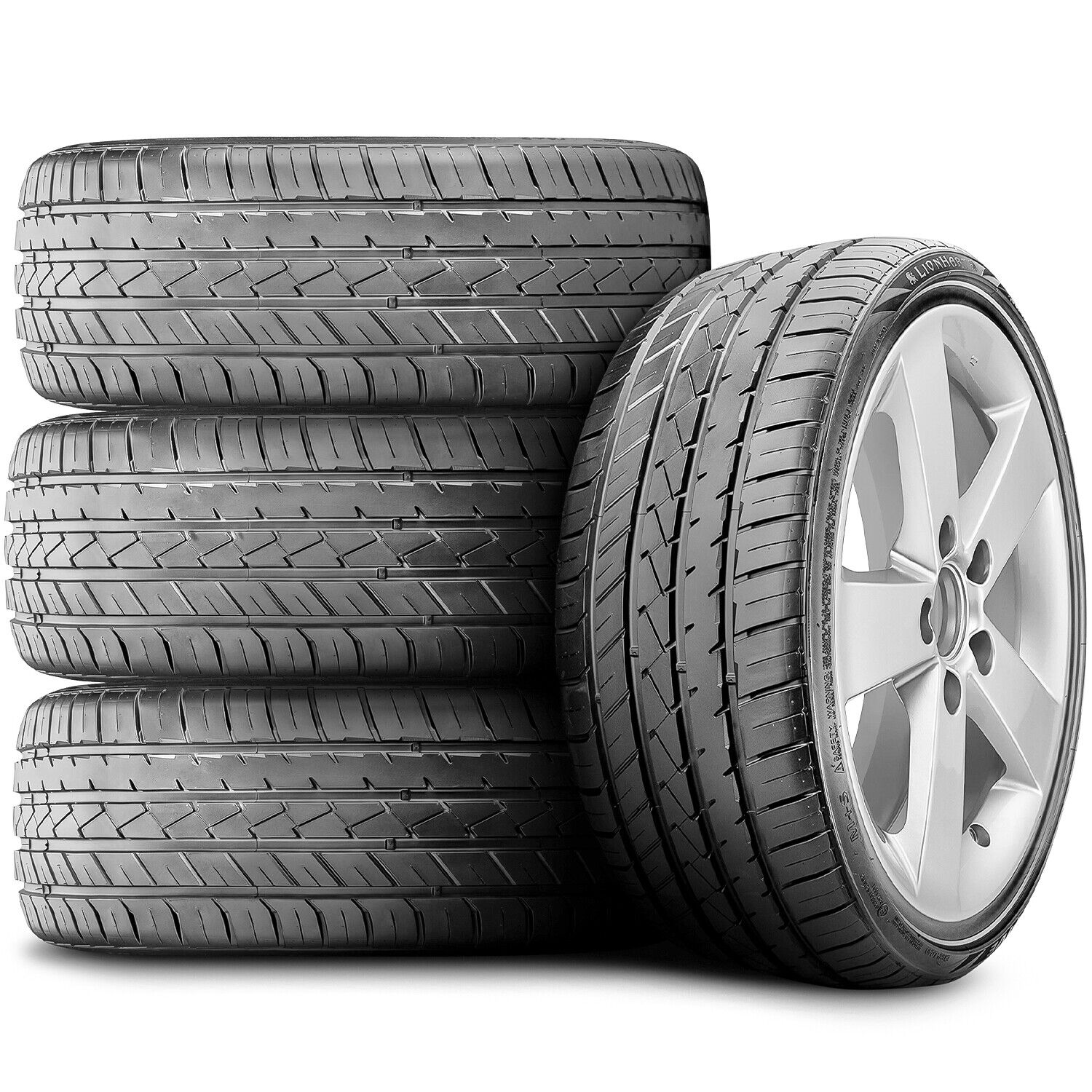 4 Tires Lionhart LH-FIVE 255/25ZR24 255/25R24 95W XL A/S Performance