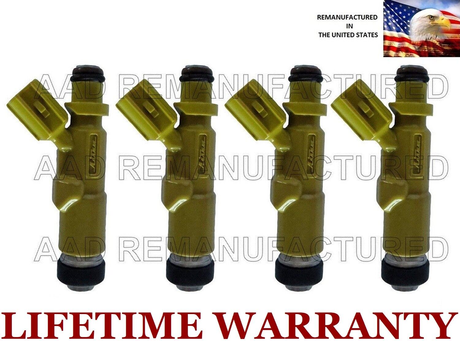 OEM set of 4 Genuine Toyota Fuel Injectors for Toyota Celica GTS 1.8L 2ZZGE