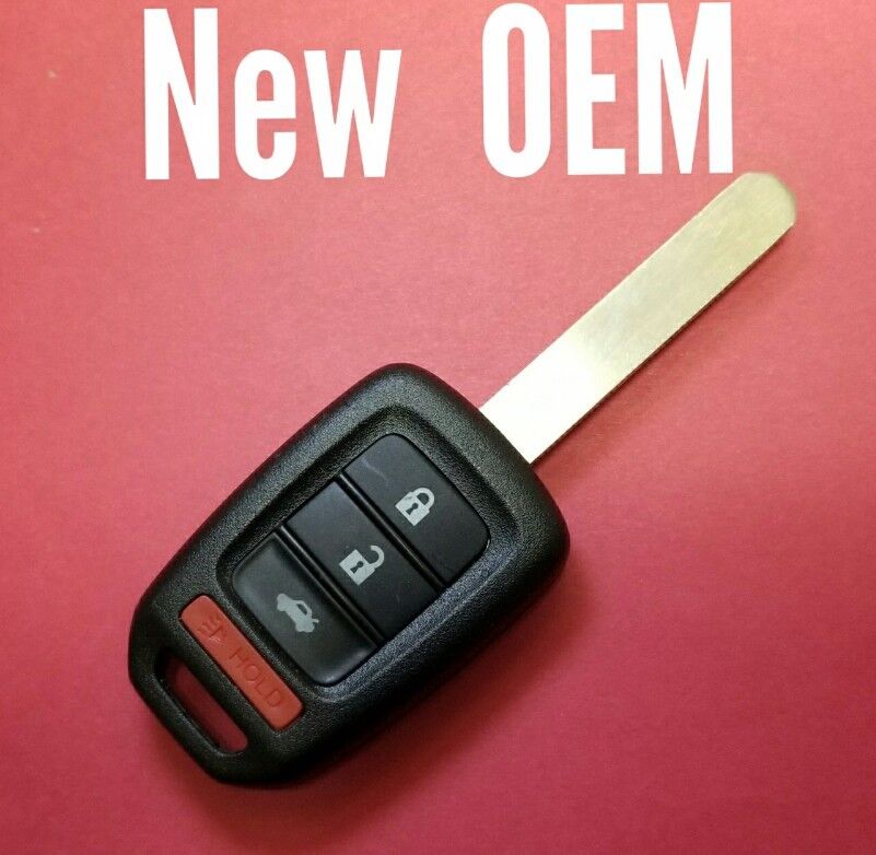 New OEM Honda Accord Civic Remote Head Key 4B Trunk MLBHLIK6-1TA (433MHz)
