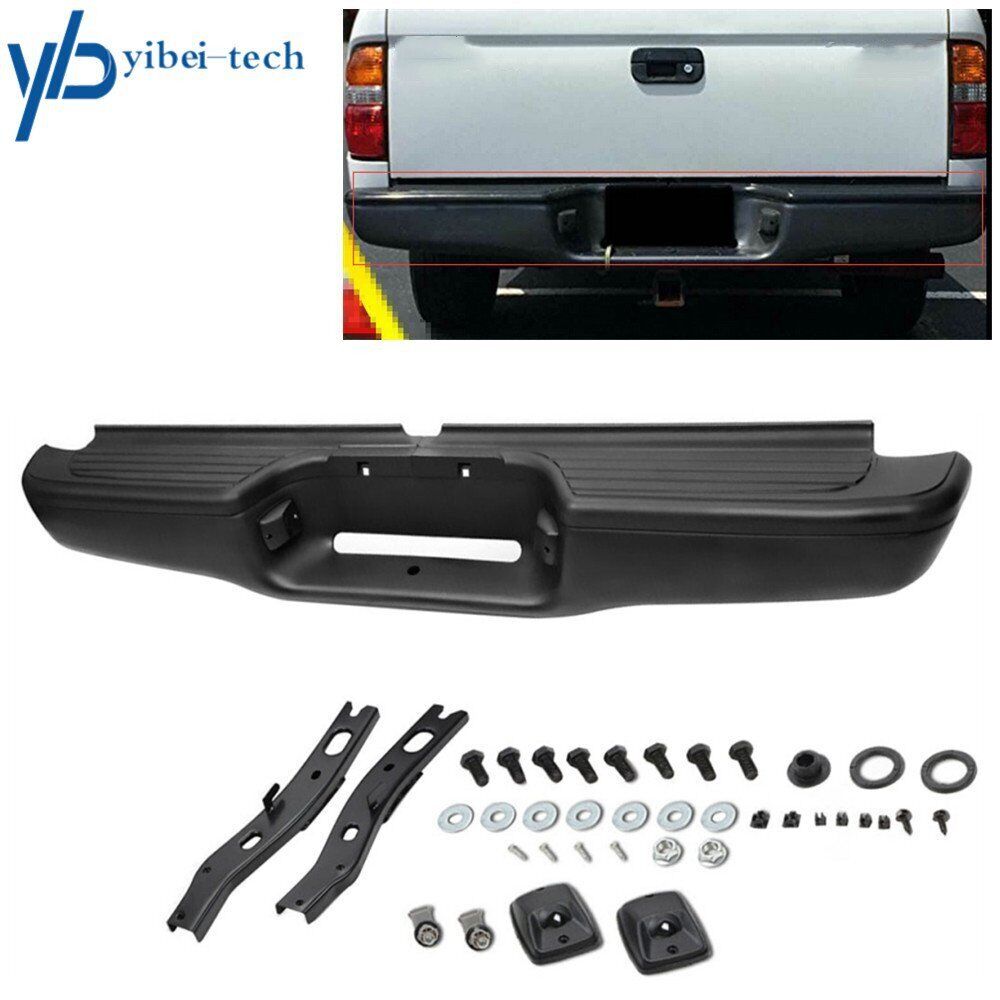 Complete Rear Steel Step Bumper Assembly For 1995 1996-2004 Toyota Tacoma Truck