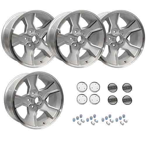 Year One Wheels SNW1784K1 Cast Aluminum N90 Wheel Kit (4) 17 x 8 with 4-1/4 Back
