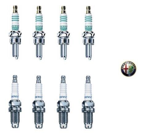 DENSO Set 8 Spark Plug Alfa Romeo 145 147 156 Gtv Spider 1.4 1.6 1.8 2.0 Twin