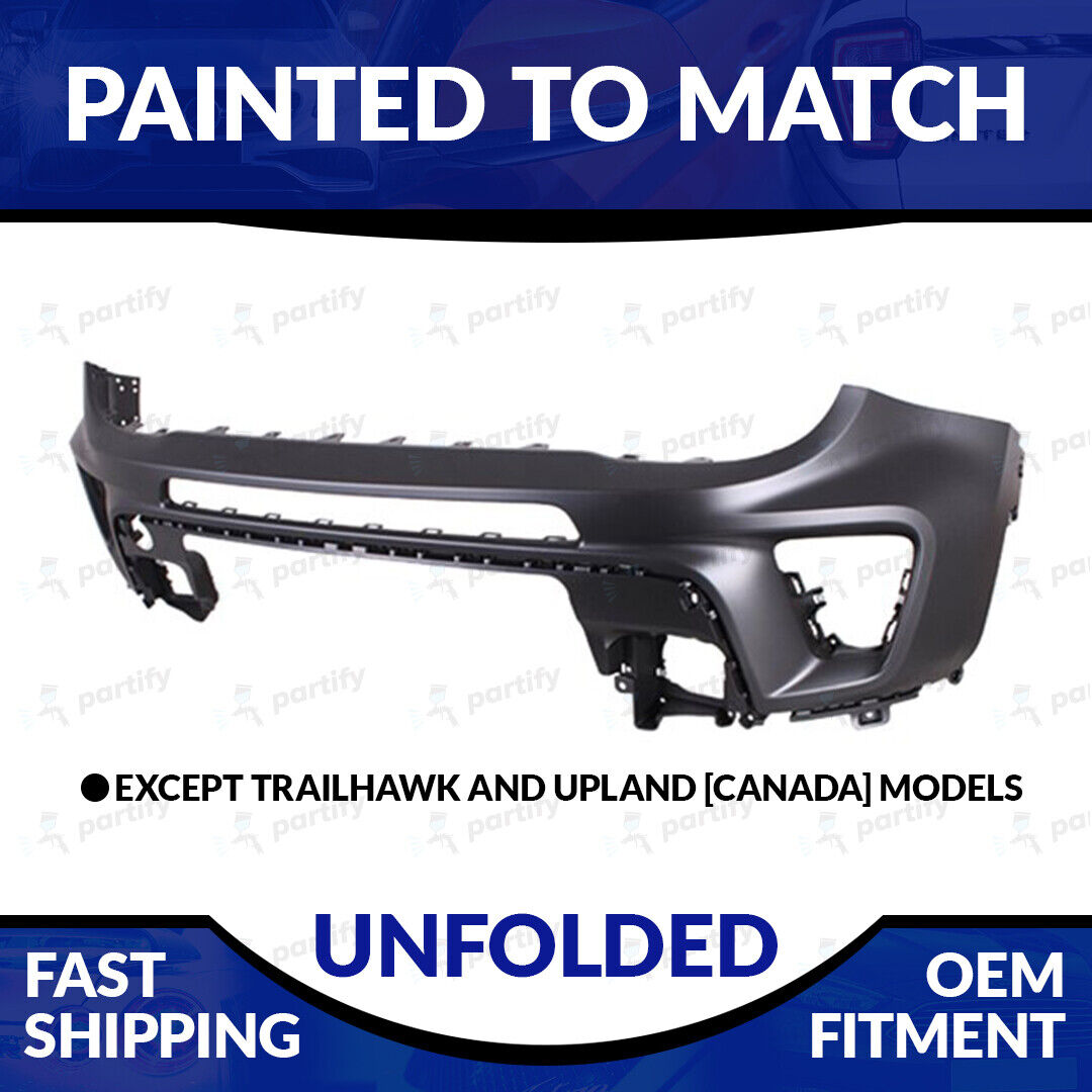 NEW Painted 2019-2022 Jeep Renegade Non Trailhawk Unfolded Front Upper Bumper
