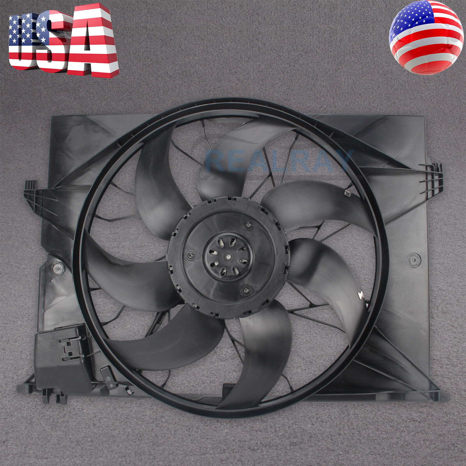 Radiator Cooling Fan For Mercedes Benz W221 S350 S430 S450 S550 CL500 S600 06-13