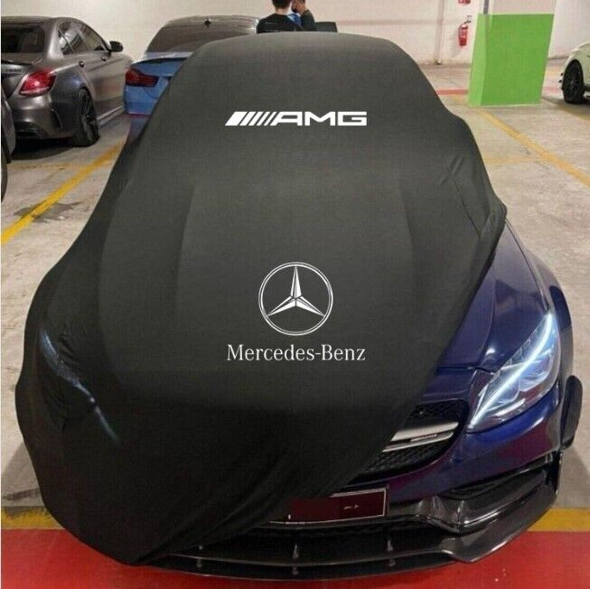 Mercedes Benz AMG Car Cover, with 2 Logo Special Handmade Custom Fit, AMG Cover