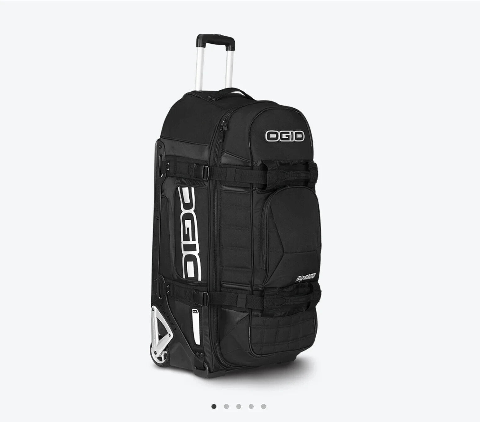 NEW OGIO Rig 9800 Wheeled Rolling Travel Gear Bag Luggage Stealth Black
