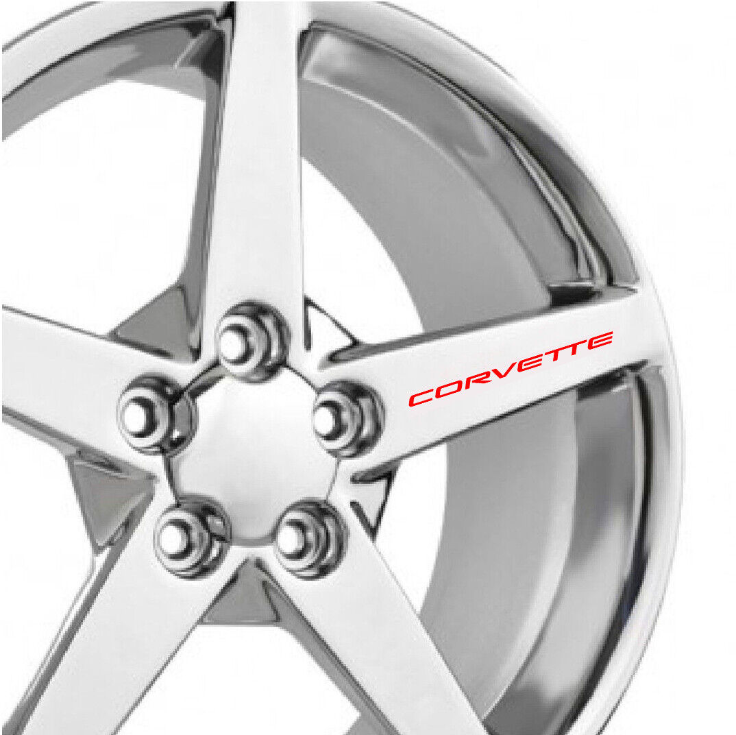 C5 CHEVROLET CORVETTE Wheel Decals (Set of 4) Z06 ZR1 Grand Sport Racing Brakes