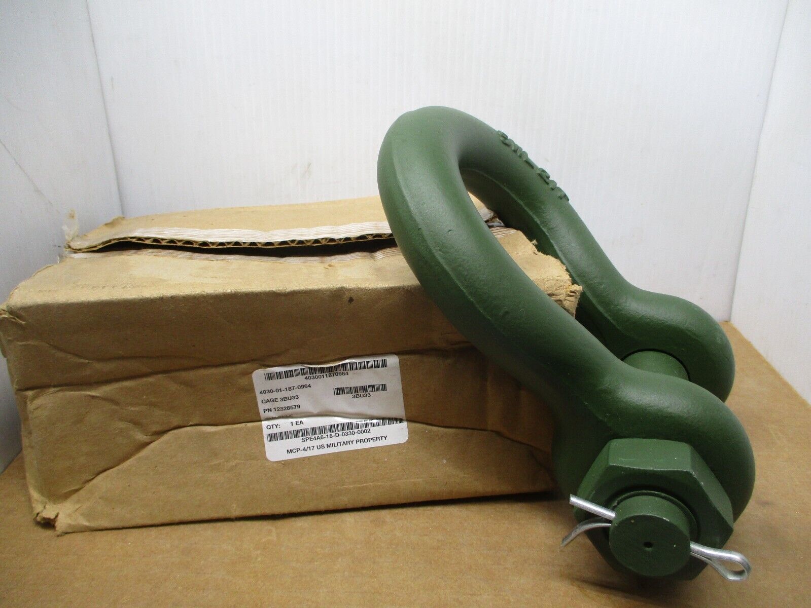 M998 HUMVEE M939 FMTV MAXXPRO MILITARY TOW SHACKLE 1-3/8\