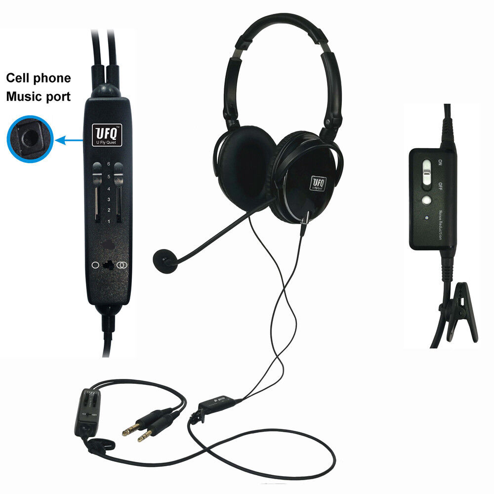 UFQ A6 ANR aviation headset-The lightest ANR aviation headset in the world pilot