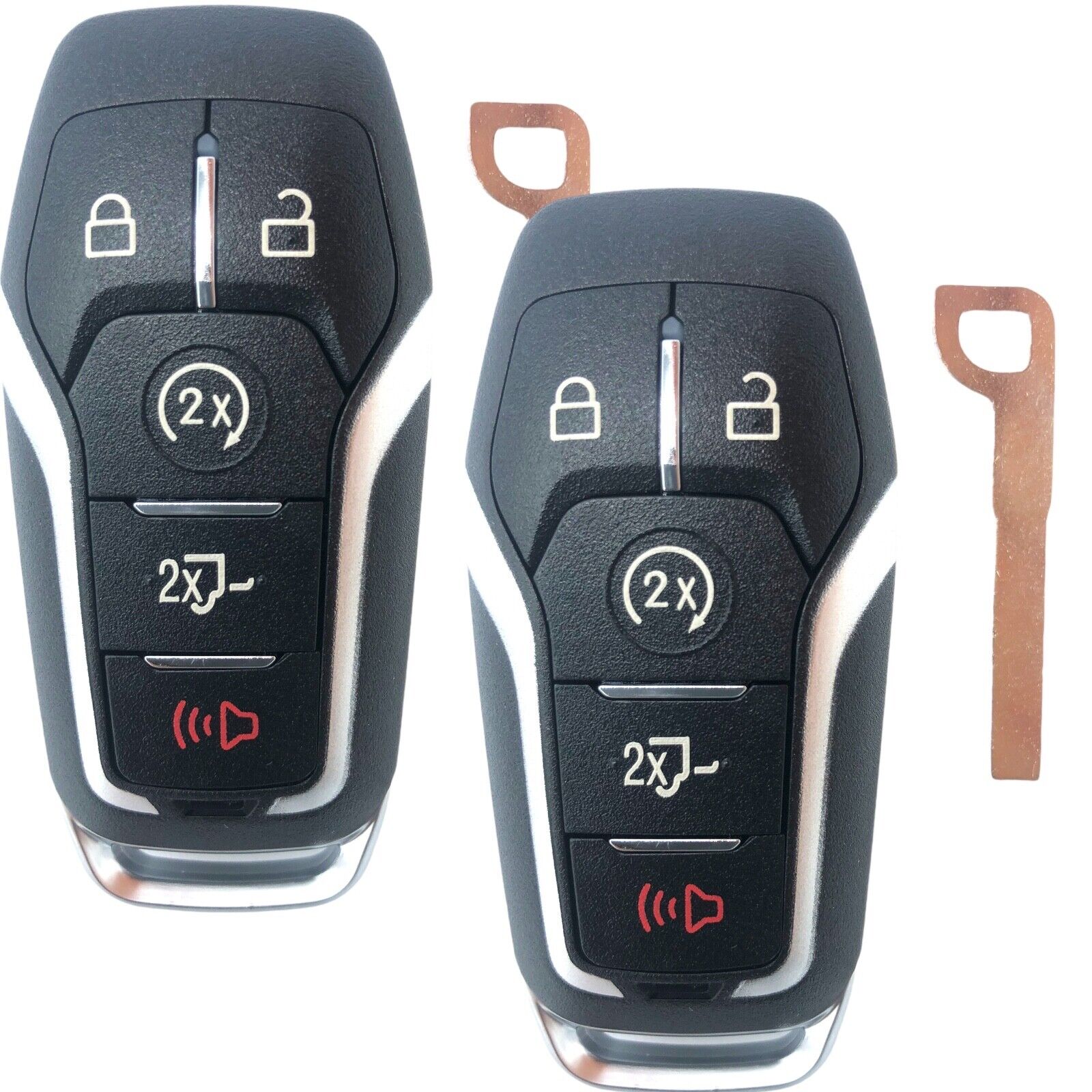 2 For 2015 2016 2017 Ford F-150 Car Remote Smart Key Fob Smart Key Push To Start