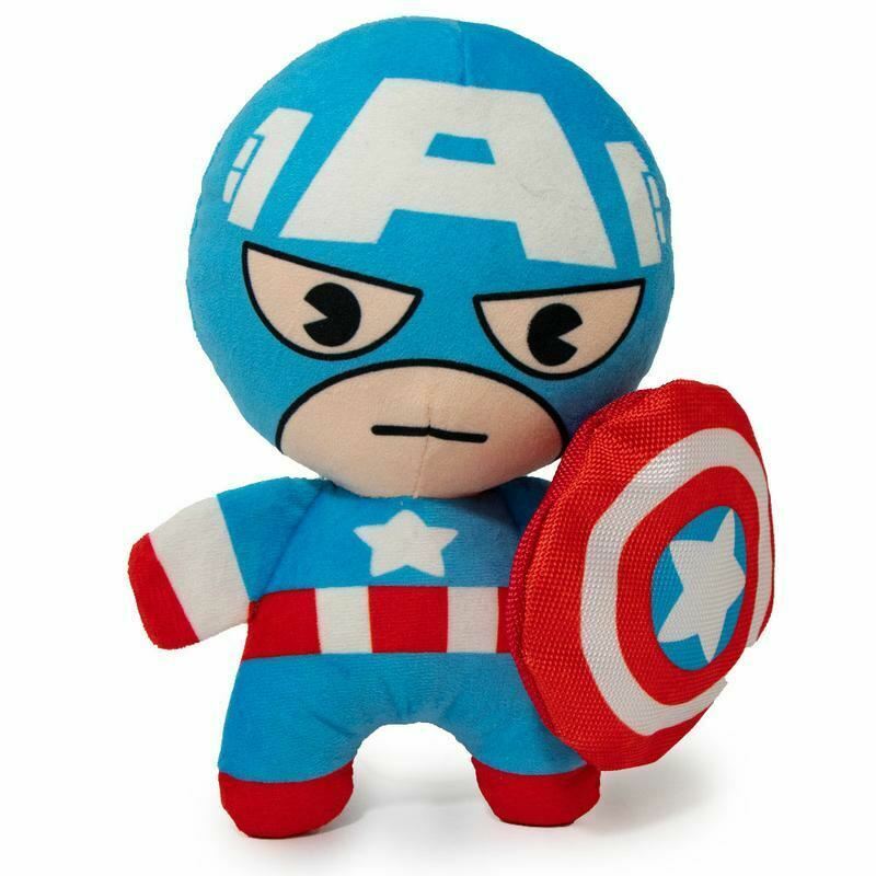 Dog Squeaky Toy - Kawaii Captain America Marvel * Ships Worldwide & FREE to USA