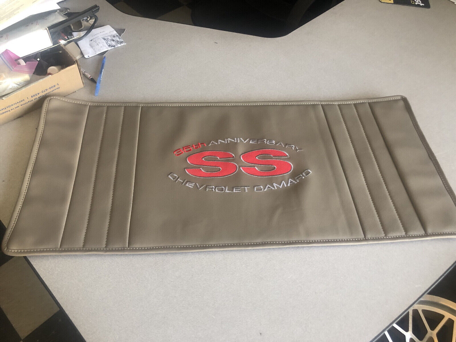 2002 35Th Anniversary SS Camaro Trophy Cargo Mat in neutral Tan Color ￼NEW