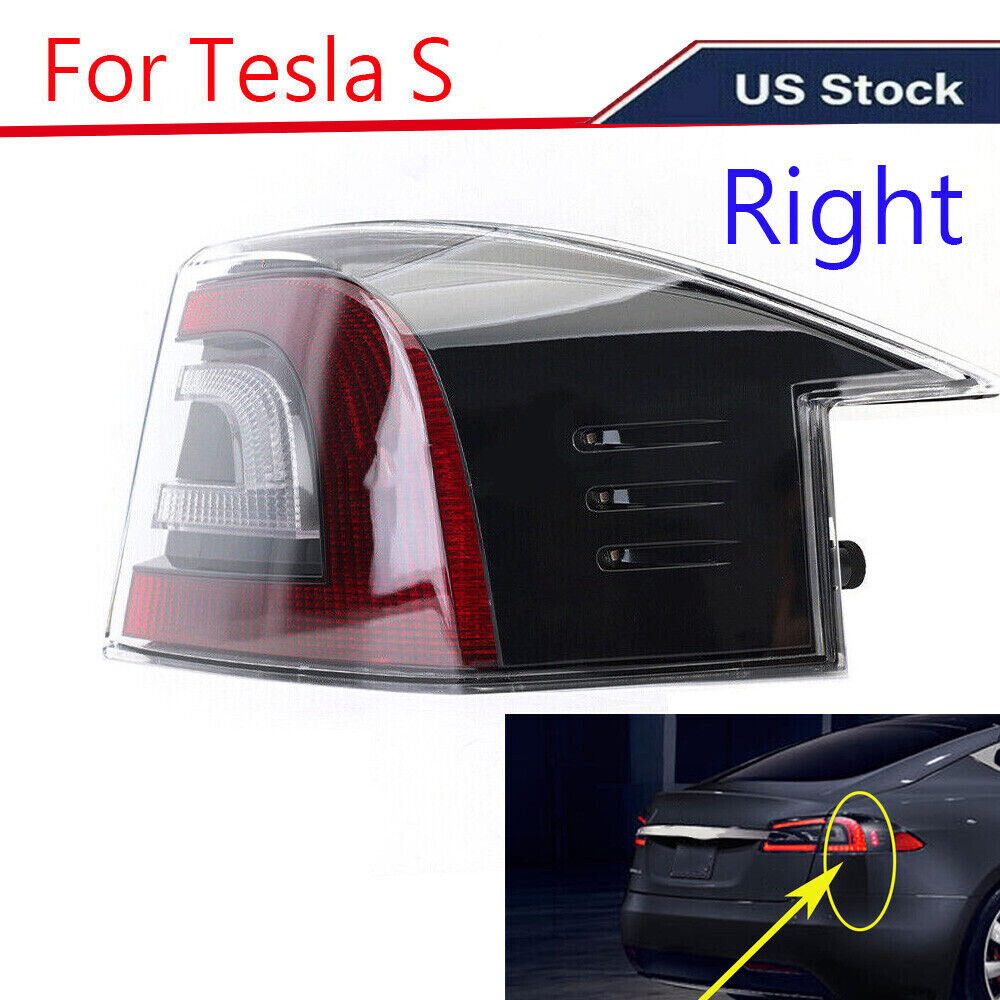 New For 2012-2021 Tesla Model S LED Outer Taillight Right Passenger Side US