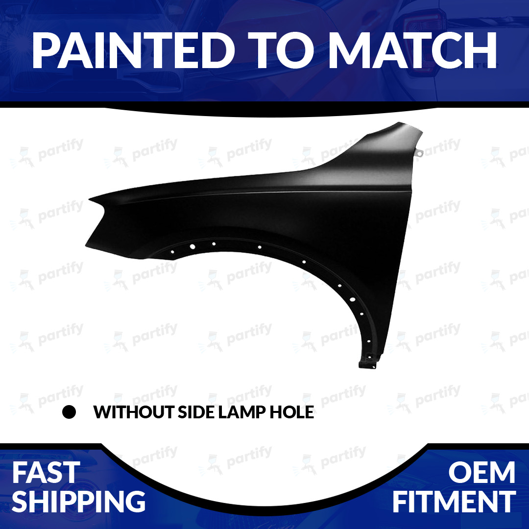 NEW Painted To Match 2015-2018 Audi Q3 Driver Side Fender Without Side Lamp Hole