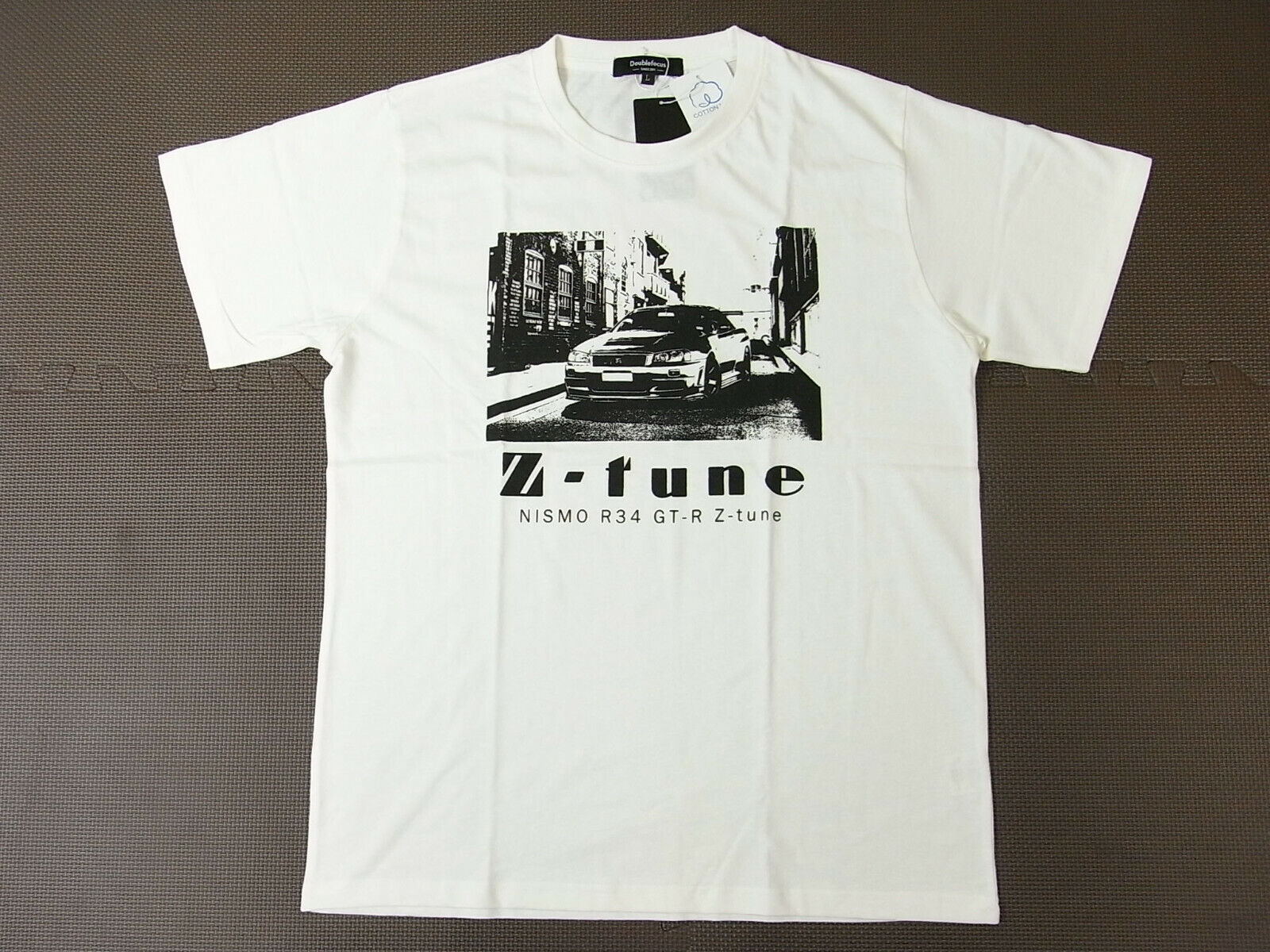 [GOODS] Nissan R34 Skyline GT-R Z-tune T-shirts Japanese L size nismo white RB26