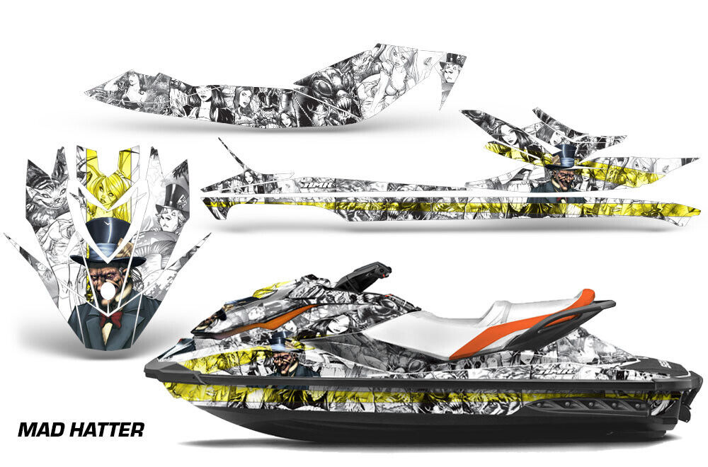 Jet Ski Graphics Kit Decal For Sea Doo GTI/GTR/GTS HD 2011-2018 MADHTTR Y W