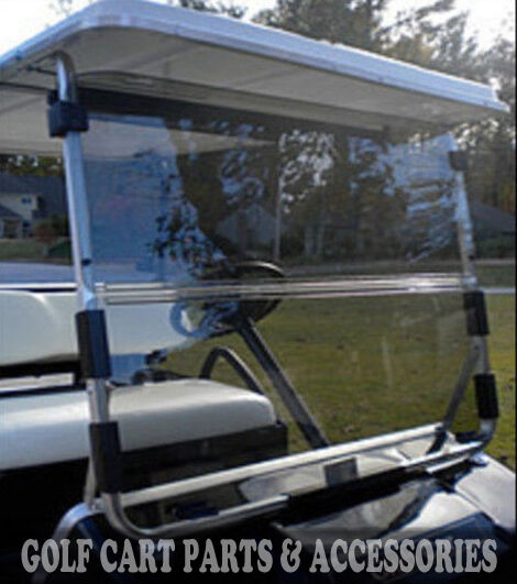 Club Car DS Clear Windshield '82-'00.5 *New In Box* Golf Cart Folding Acrylic 