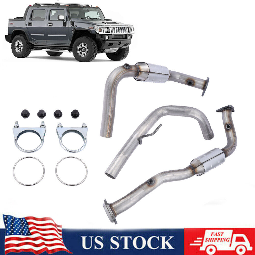 Left and Right Sides Catalytic Converter Set for Hummer H2 03-06 EPA Approved