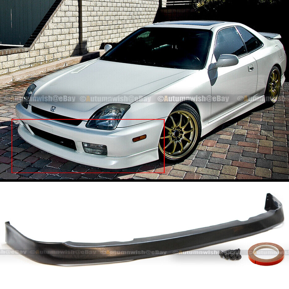 For 97 98 99 00 01 Prelude Urethane OPT Style PU Front Bumper Chin Lip Body Kit