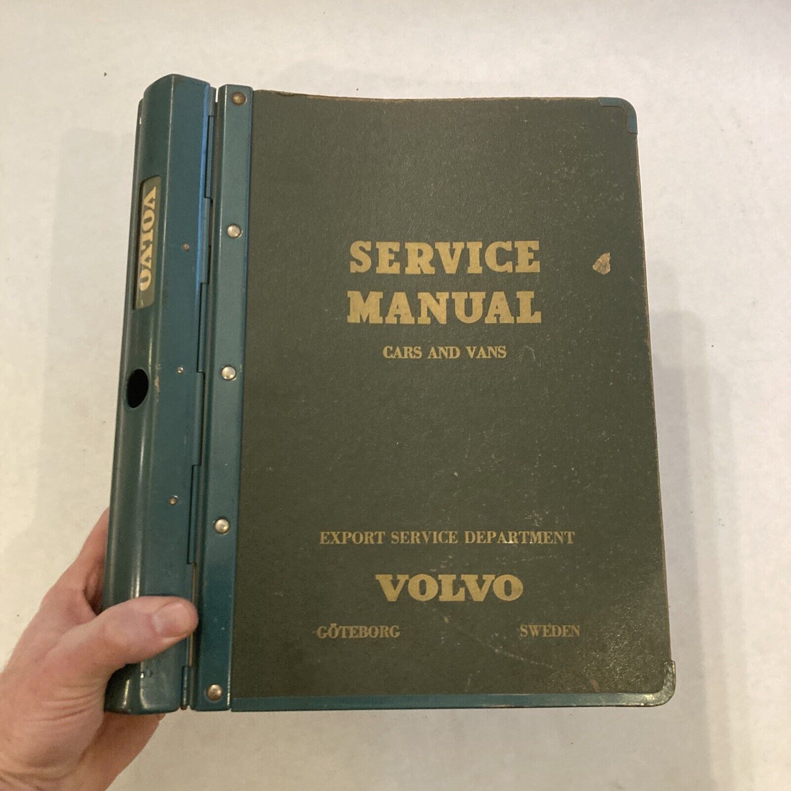 Super Rare Printed 1958 Volvo Service Department Manual 444 544 445 NEAR MINT