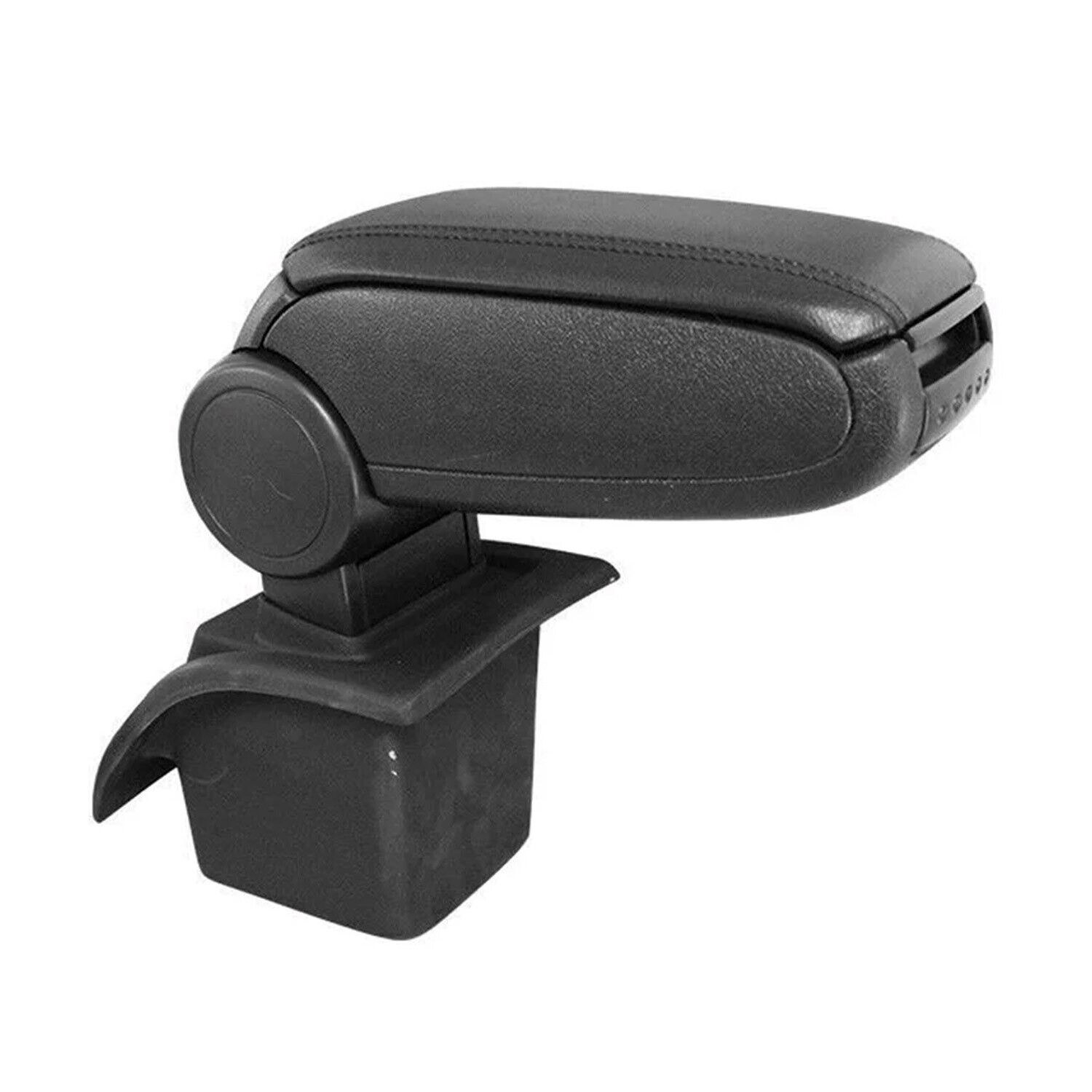 Black Leather Armrest Center Console Storage Box for Ford Focus 2005-2010