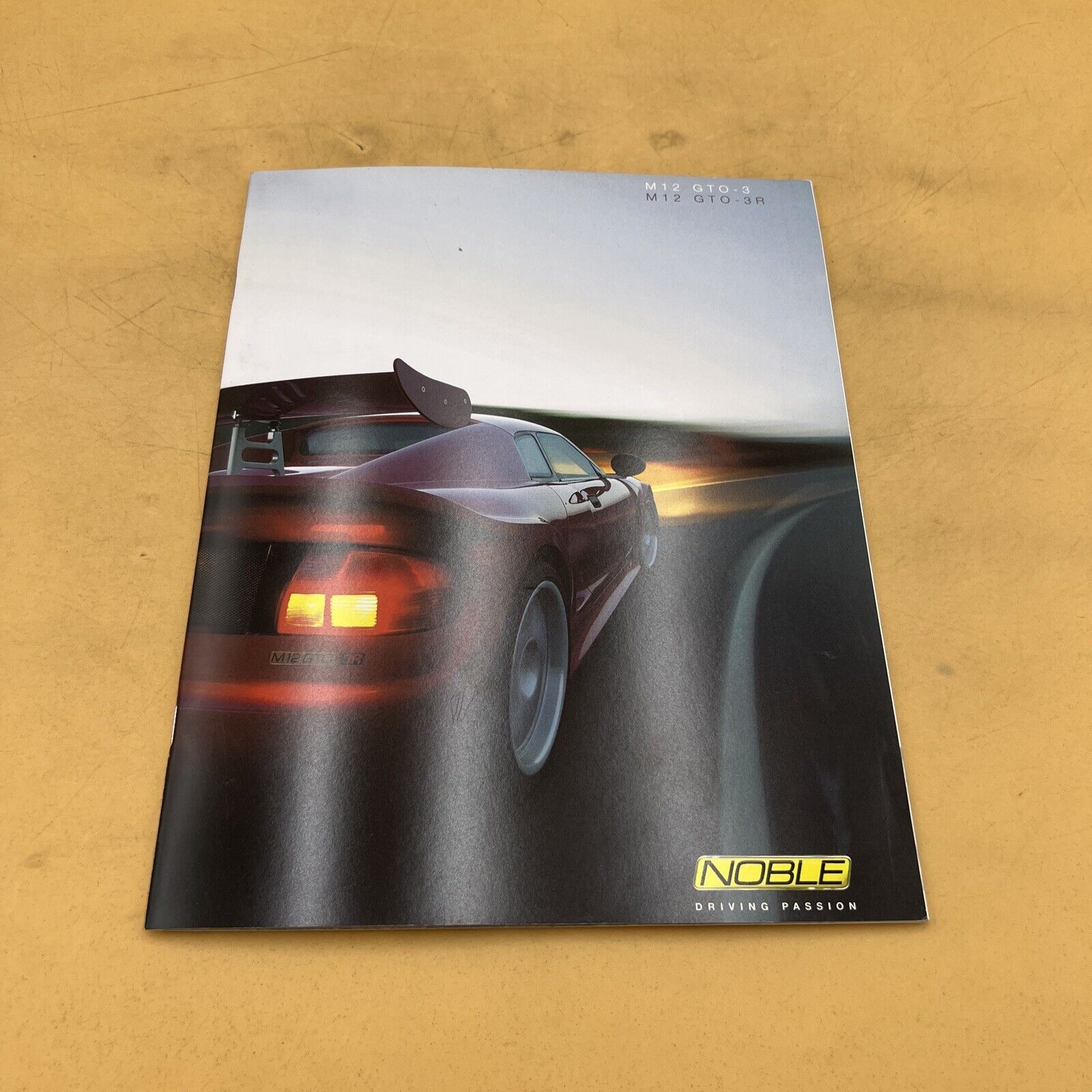 Noble M12 GTO-3 M12 GTO-3R Sales Advertising Brochure Catalog Dealership