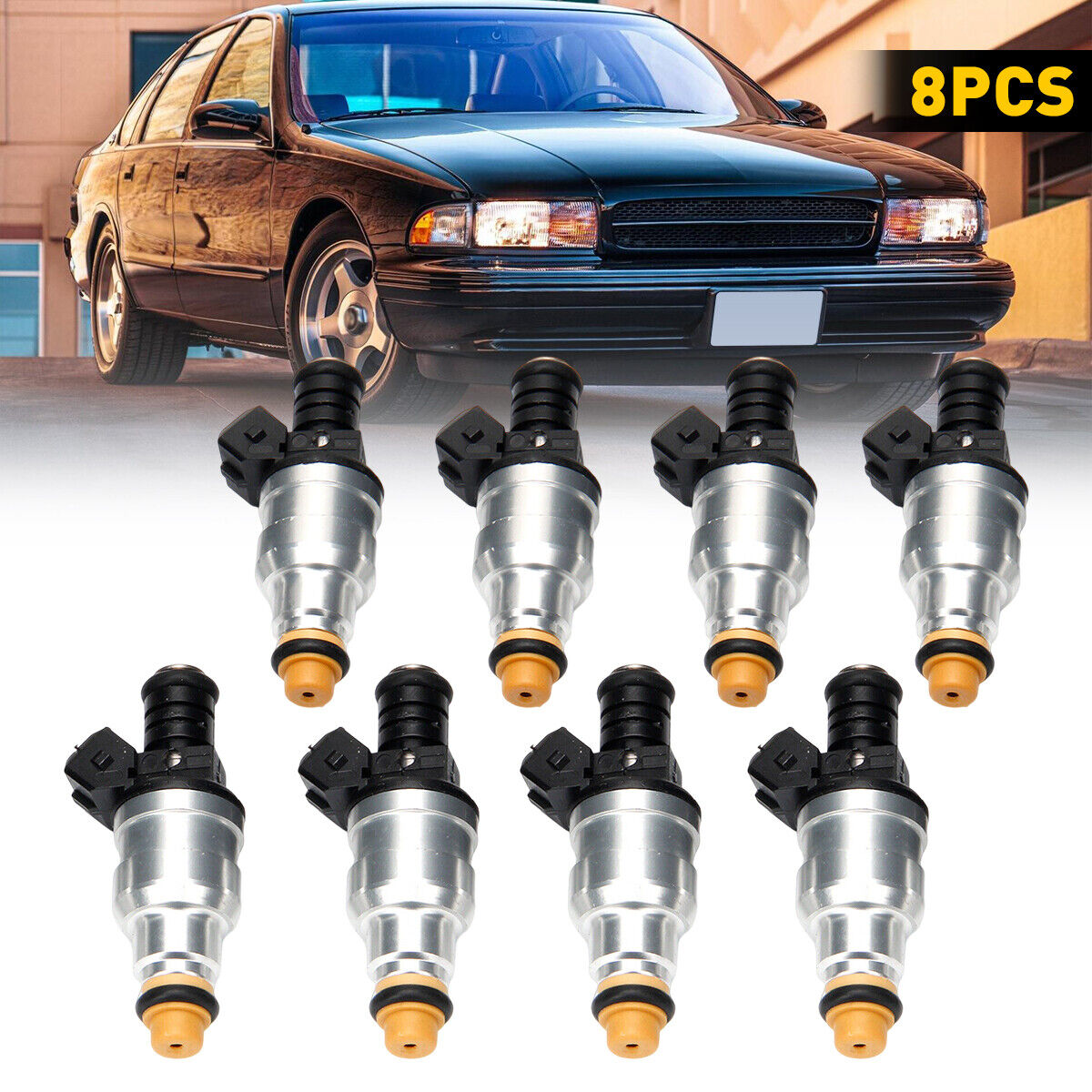 0280150558 8pcs/set Fuel Injectors FOR Chevrolet Camaro Corvette Impala Pontiac