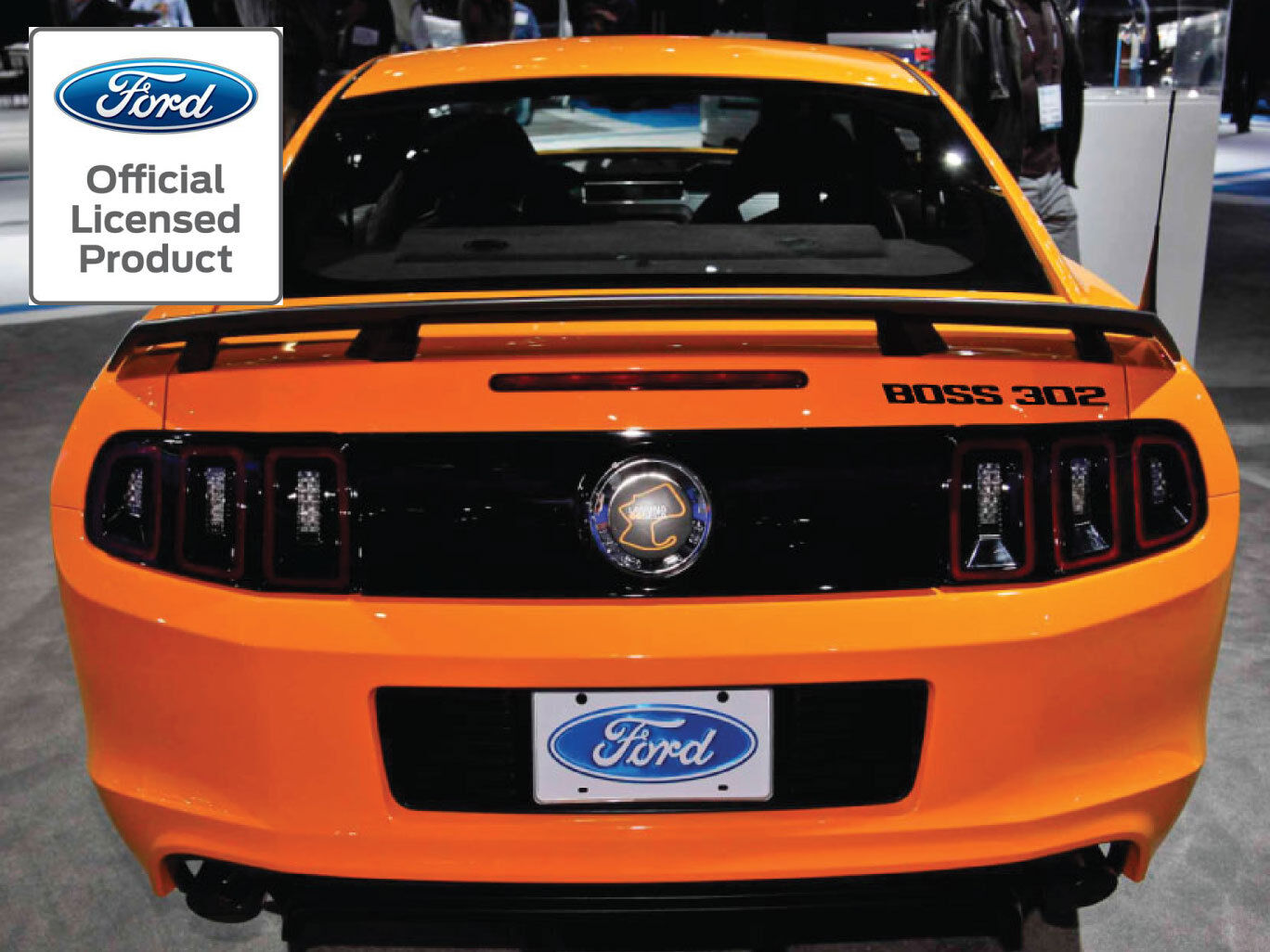 Ford Mustang Rear Boss 302 Decal Vinyl Graphics Ford Licensed 2010-2014 Stickers