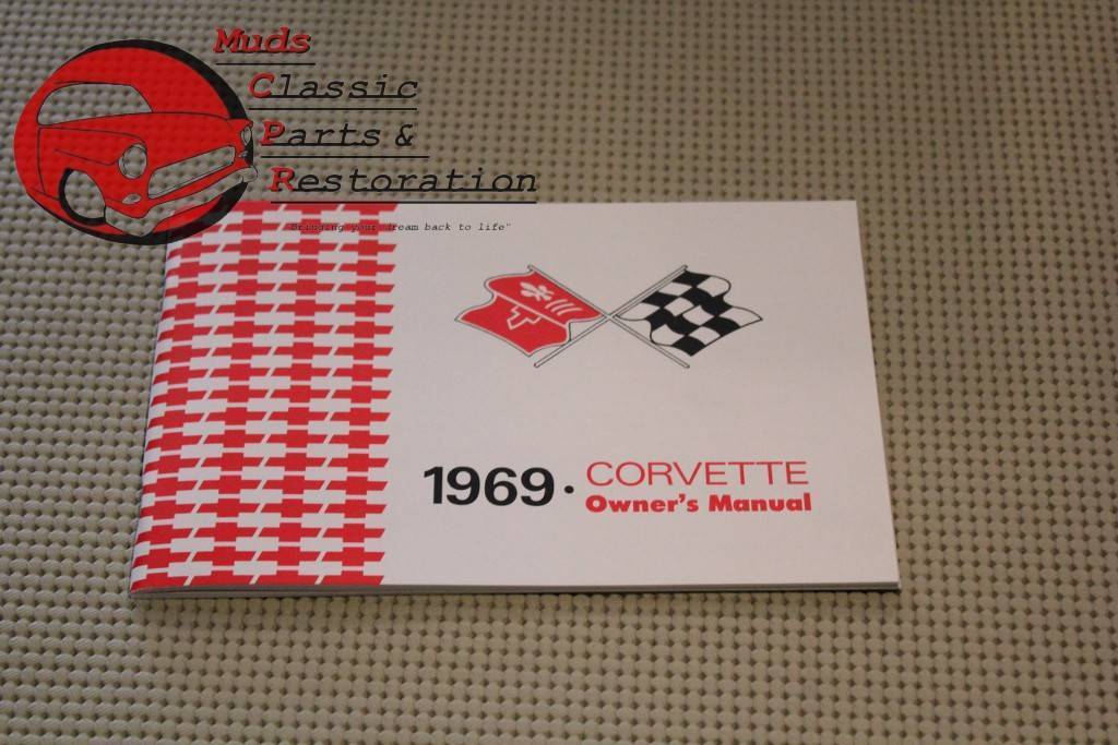 1969 69 Chevy Chevrolet Vette Corvette Owners Owner\'s Manual
