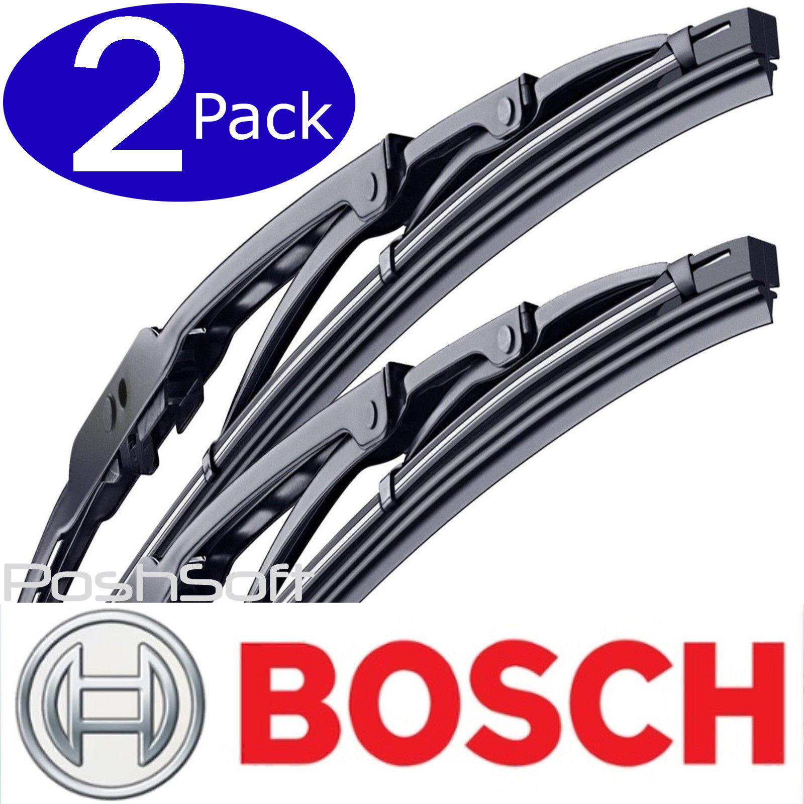 BOSCH DIRECT CONNECT WIPER BLADES size 26 / 17 -Front Left and Right - SET OF 2