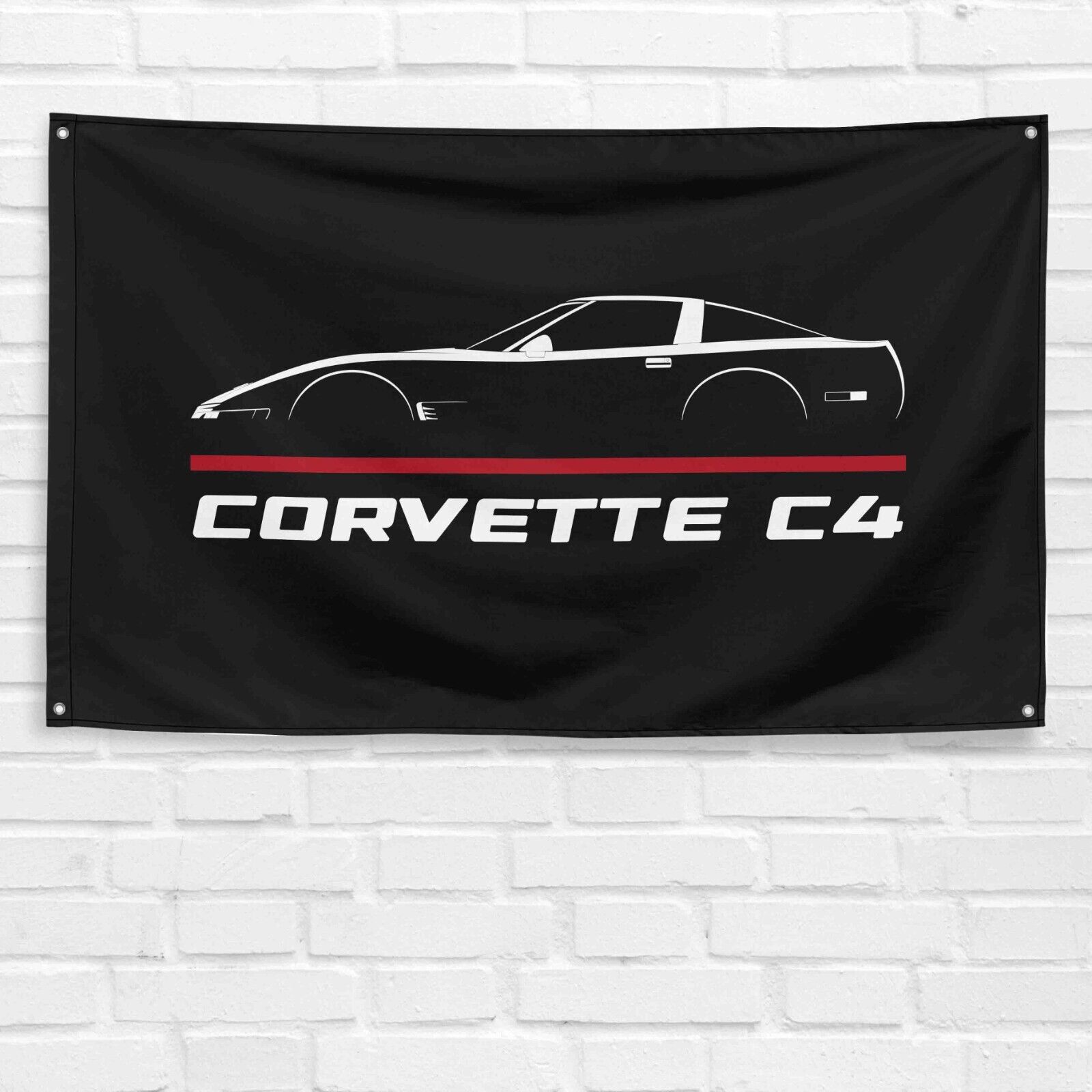 For Chevrolet Corvette C4 1991-1996 Enthusiast 3x5 ft Flag Banner Birthday Gift
