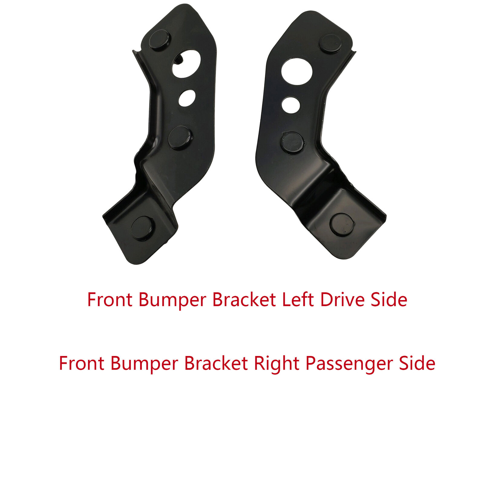 2Pc Side Support Front Steel Bumper Bracket Set For Ford Mustang V8 5R3Z17E857AA