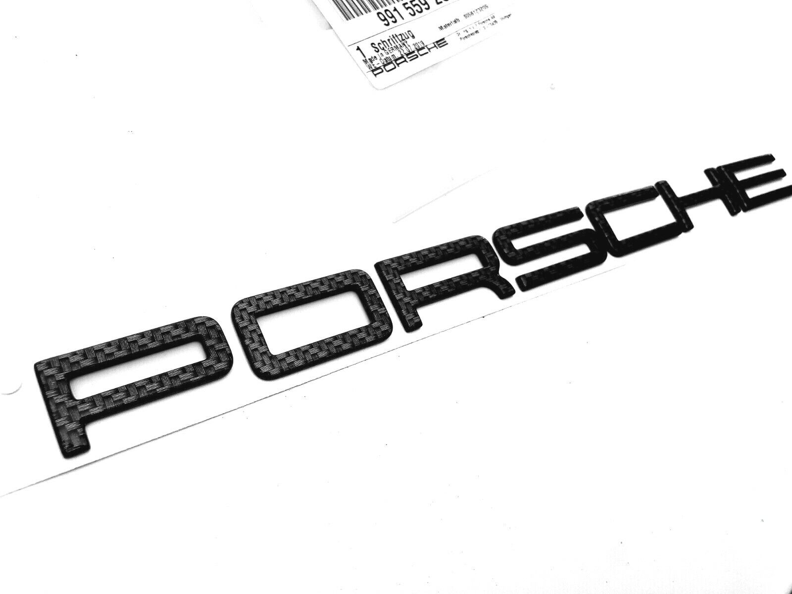 Porsche 911 Carbon Fiber Rear Emblem \