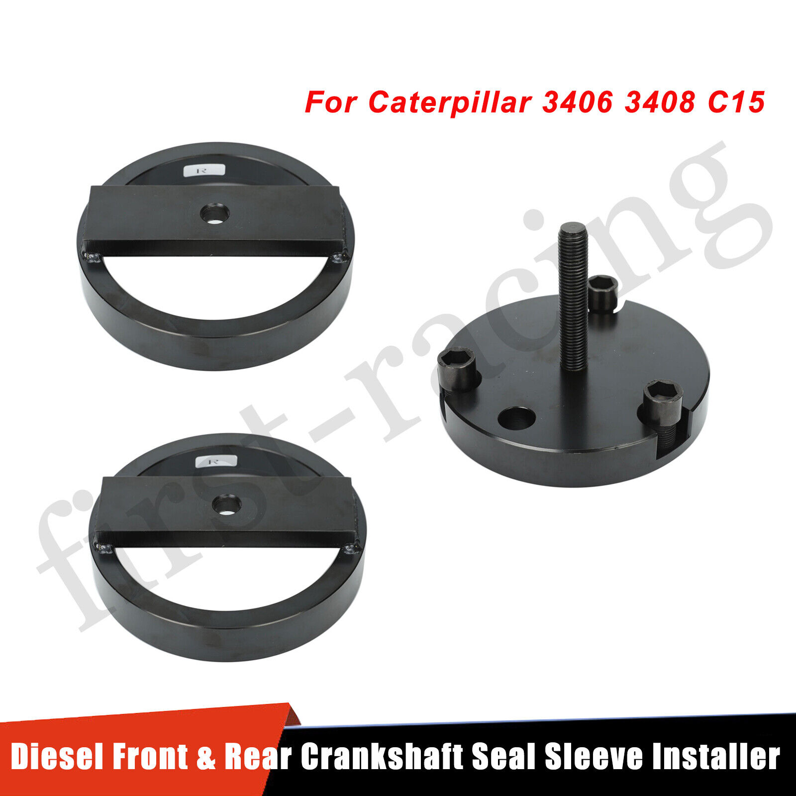 Steel Crankshaft Seal Sleeve Installer Front & Rear For 3406 3408 C15 Diesel New
