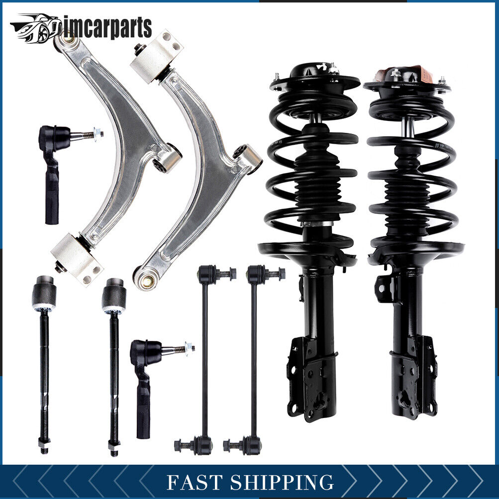 For 05-10 Pontiac G6 Front Complete Struts & Tie Rods & Sway Bars & Control Arms