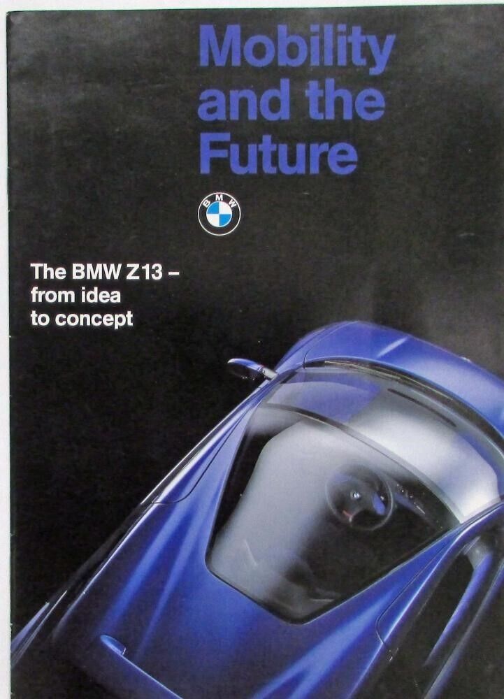 1993 BMW Z13 an Idea Becomes a Concept Sales Brochure