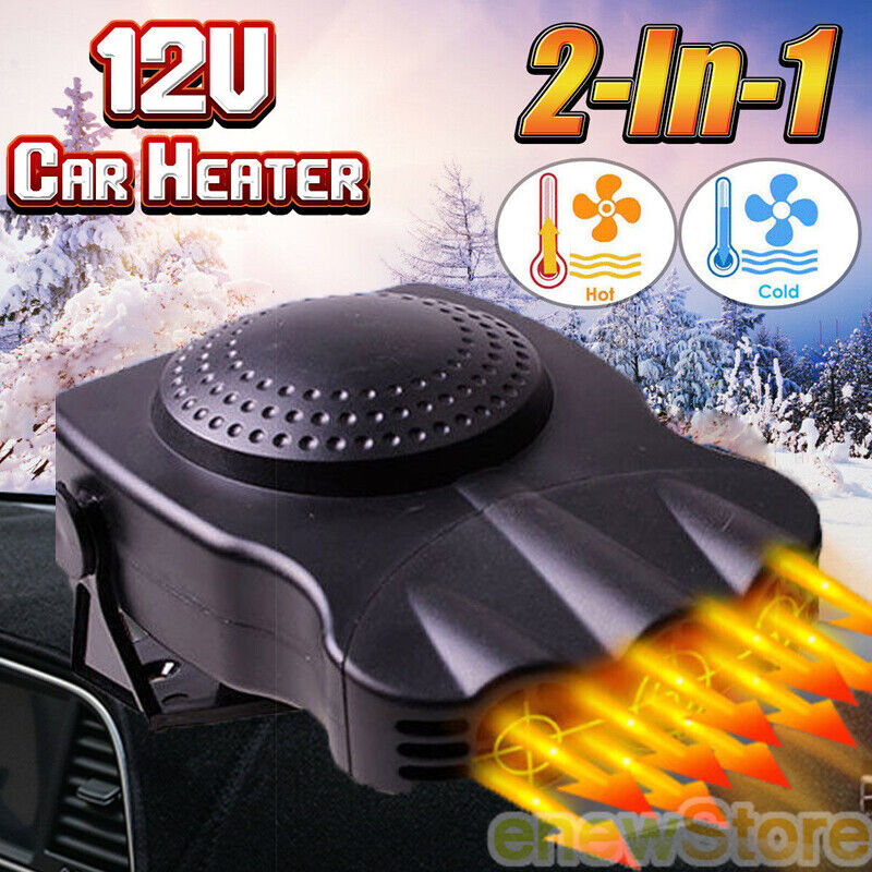 Car Heater Vehicle 3-Outlet 2 in1 Portable 30S Fast Heating Defrosts Defogger US