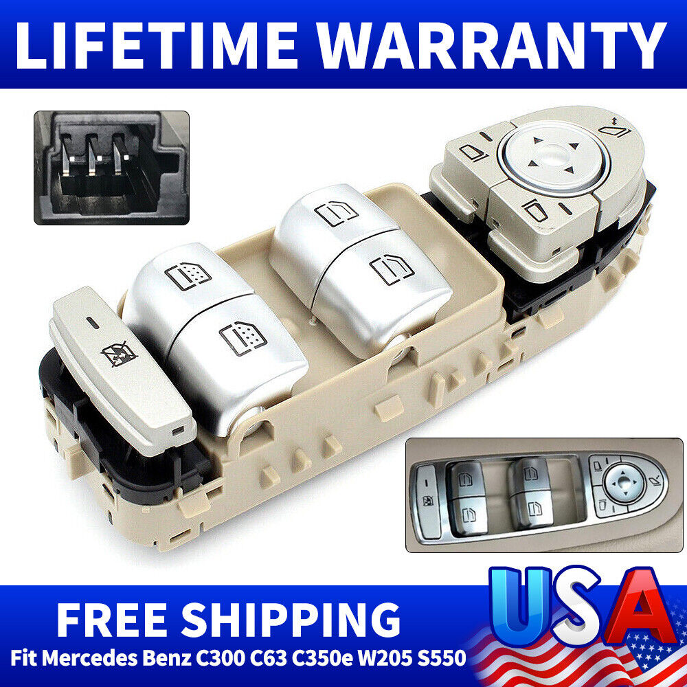 Front Left Master Power Window Switch 2229056800 For Mercedes Benz C300 GLC300