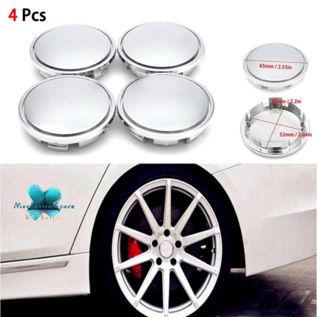 4 PCS 65MM TOP Quality Universal ABS Car Wheel Center Caps for Front or Rear Whe