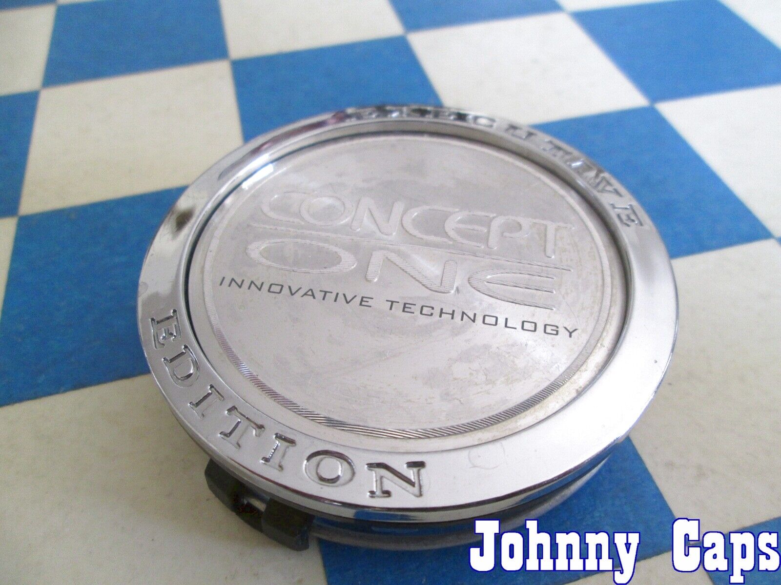 CONCEPT ONE Wheels [75]  USED CHROME Center Cap # 2204000125  (QTY. 1)  