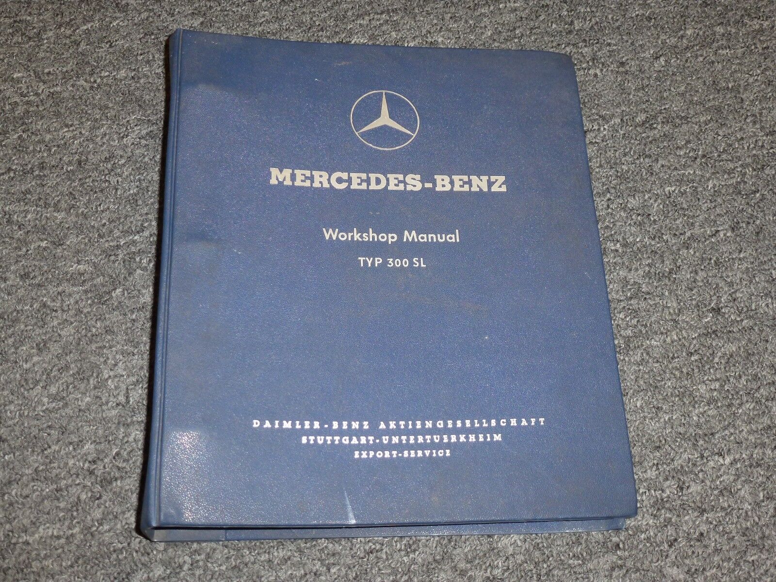 1961-1963 Mercedes Benz 300SL Roadster Workshop Service Repair Manual 1962
