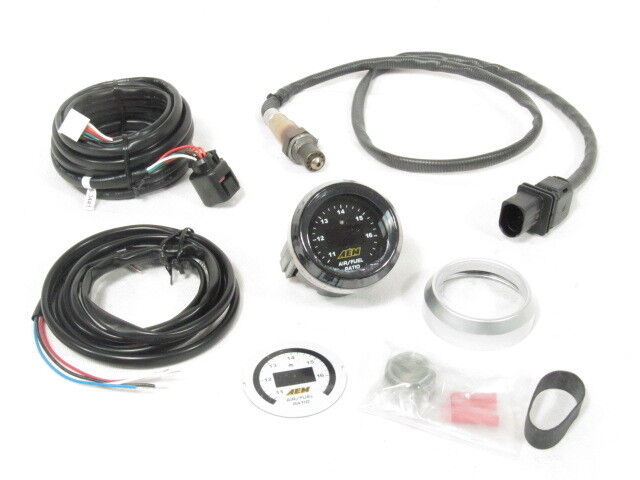 AEM UEGO Wideband O2 Air/Fuel Ratio Gauge Controller Kit w/ Digital LED 30-4110